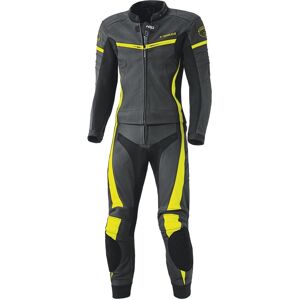 Held Spire 2-Teiler Motorrad Lederkombi - Schwarz Gelb - 60 - unisex