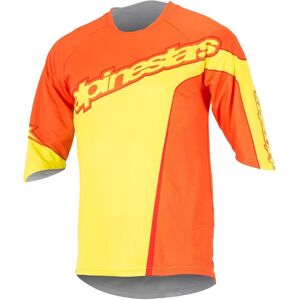 Alpinestars Crest 3/4 Fahrradshirt - Gelb - S - unisex