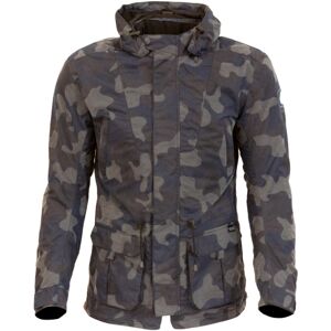 Merlin Belmot Camo Motorrad Wachsjacke - Blau - M - unisex