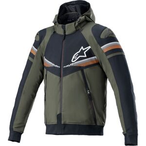 Alpinestars Sektor V2 Motorrad Hoodie - Schwarz Grün - S - unisex