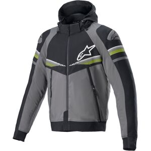 Alpinestars Sektor V2 Motorrad Hoodie - Schwarz Grau Gelb - M - unisex