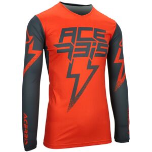 Acerbis X-Flex Blizzard Motocross Jersey - Grau Orange - S - unisex