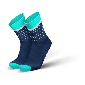 Incylence RUNNING Classic Dots Laufsocken cyan Gr. 47 - 50