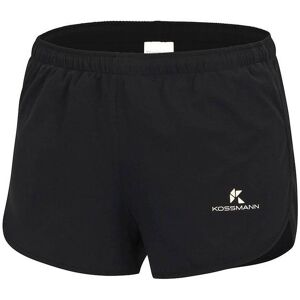 KOSSMANN Split Short Herren Laufhose schwarz Gr. S