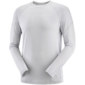 Salomon CROSS RUN LS TEE Herren grau Gr. S