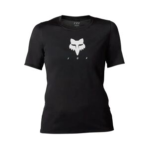 Fox Girls MTB-Jersey Kurzarm Ranger Tru Dri Schwarz M