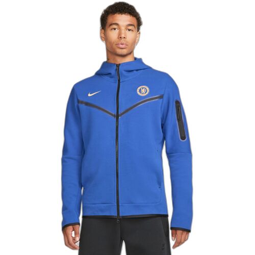 Nike Trainingsjacke mit Reißverschluss-Albtraum Chelsea TCH Fleece 2023/24 – Bleu