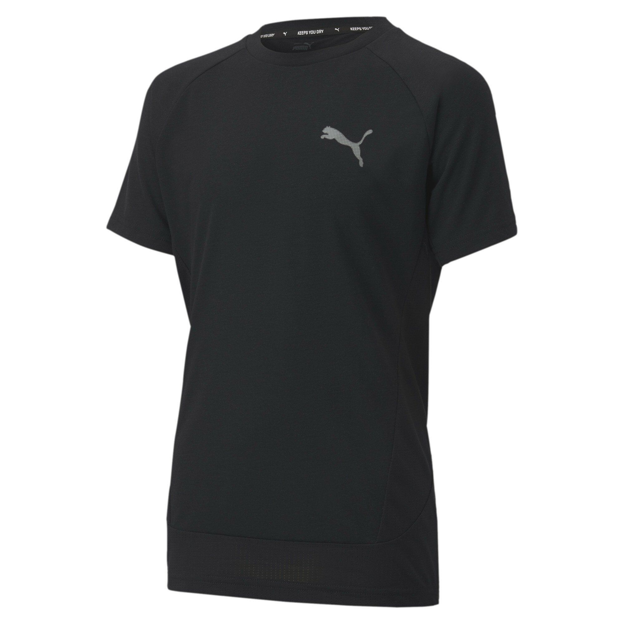 Puma T-Shirt »Evostripe Youth T-Shirt«, schwarz