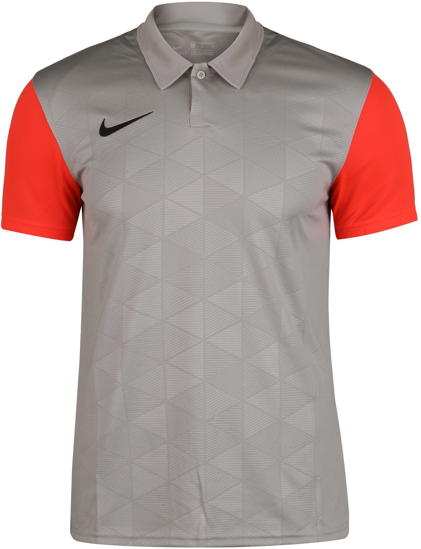 Nike Fußballtrikot »Trophy Iv Jersey«, pewter grey / bright crimson / black