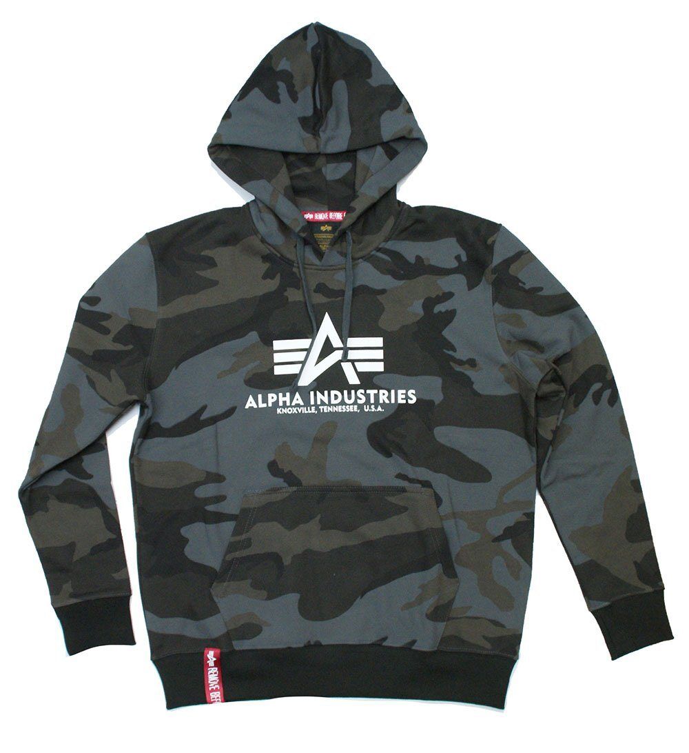 Alpha Industries Kapuzenpullover »Basic Logo Camo«