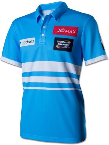 XQ Max dartshirt Vincent van der Voort blau Größe xl