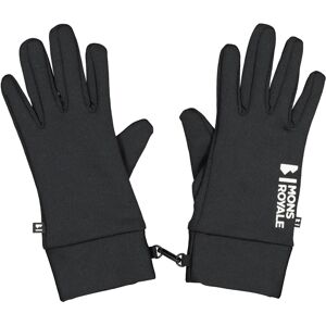 Mons Royale Elevation Merino Fleece Glove Black Xl BLACK