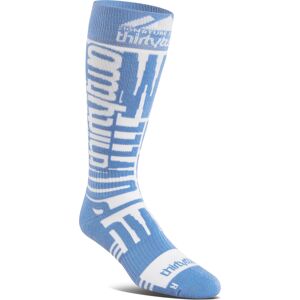 Thirtytwo Signature Merino Sock White Blue S-M WHITE BLUE