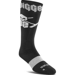 Thirtytwo Diggers Merino Sock Black White L-X BLACK WHITE