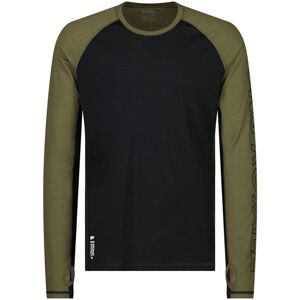 Mons Royale Temple Tech Ls Dark Olive Black L DARK OLIVE BLACK