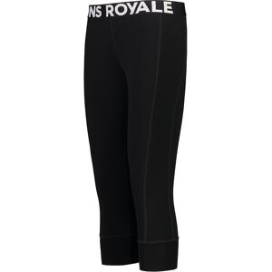 Mons Royale Cascade Merino Flex 200 3/4 Legging Black S BLACK