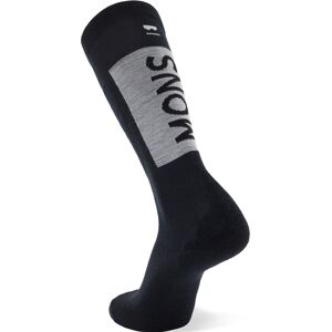 Mons Royale Atlas Merino Snow Sock Black S BLACK