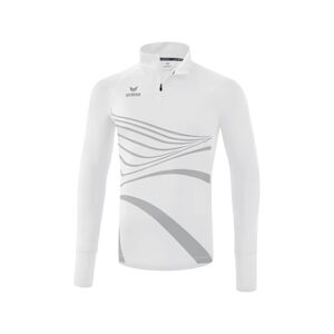 Erima Racing Halv Lynlås Langærmet T-shirt Hvid 152 cm Dreng