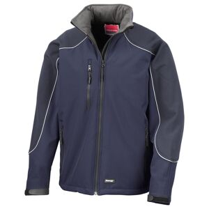 WORK-GUARD by Result Mens Ice Fell Hooded Soft Shell Jacket