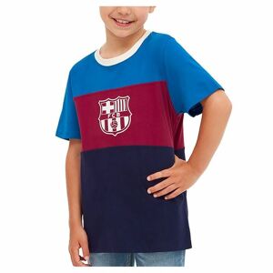Kortærmet fodboldtrøje til børn F.C. Barcelona Rød