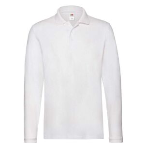 Fruit of the Loom Mens Cotton Pique Long-Sleeved Polo Shirt