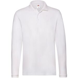 Fruit of the Loom Mens Cotton Pique Long-Sleeved Polo Shirt