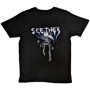 Kläder Seether Unisex T-Shirt: Dead Butterfly (Small)