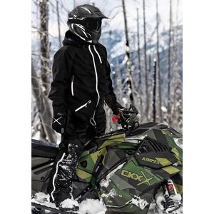 KAMPANJ EVOLUTION BASE SORT HVID SAMLET ATV / SNESCOOTER ALL-WEATHER DRAGT