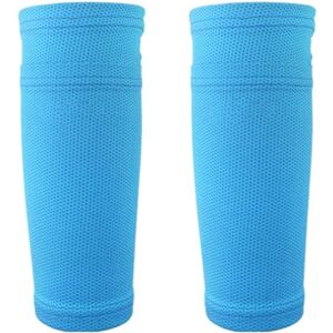 Shoppo Marte Sweat-Absorbing Breathable Insert Socks Calf Guard Socks Football Protective Gear(Blue S)