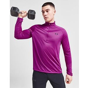 Under Armour Tech 1/4 Zip Top Herre, Purple