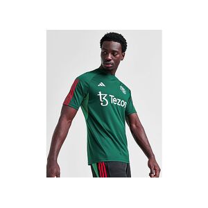 adidas Manchester United FC Training Shirt, Collegiate Green / Core Green / Active Red