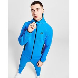 Nike Tech Fleece Full Zip Hoodie, Light Photo Blue/Black