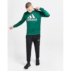 adidas Poly Hooded Tracksuit, Green