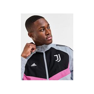 adidas Juventus Woven Track Top, Halo Silver / Black