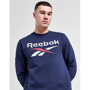 Reebok Large Logo Crew Sweatshirt Herre, Vector Navy