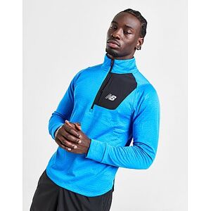 New Balance Heatgrid 1/2 Zip Track Top, Blue