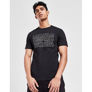 Lacoste Croc Wordmark Graphic T-Shirt, Black