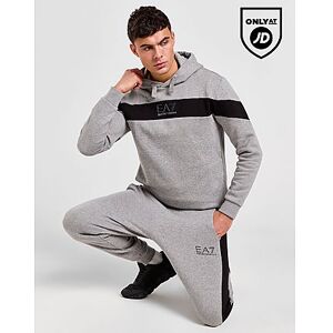 Emporio Armani EA7 Colour Block Overhead Tracksuit, Grey