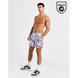 Nike Happy Daze Allover Print Swim Shorts, White