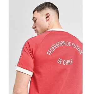 adidas Originals Chile 3-Stripes T-Shirt, Red