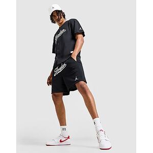 Jordan Logo Mesh Shorts, Black/White/White