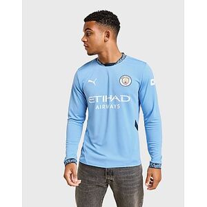 Puma Manchester City FC 2024/25 Long Sleeve Home Shirt, Blue