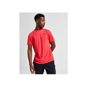 Under Armour Core Small Logo T-Shirt, Red Solstice