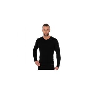 Brubeck LS01120A Langærmet T-shirt til mænd, sort M