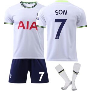 Sæsonens Tottenham-trøje hjemme og ude voksen fodbolddragt nr. 7 Sun Xingyi XXL