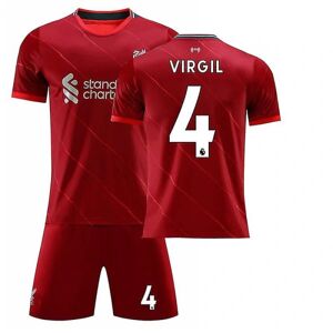 21/22 Liverpool Hjemme alah Træningssæt til fodboldtrøjer - Perfet VIRGIL NO.4 S