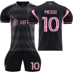 Fodboldtrøje New Messi Jersey Inter Miami Youth Herre-udebanetrøje No. 10 M(170-175cm)