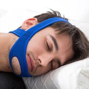 Justerbar Anti Snore Stop Snorke Hagerem Bælte til at sove Blue