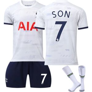 23-24 Son 7 New Tottenham Hotspur New Season Shirt Seneste fodboldtrøjer til børn Adult M（170-175cm）