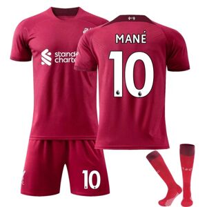 22-23 Liverpool hjemme nr. 11 Salah trøje nr. 10 Mane fodbolddragt nr. 4 Van Dijk NO.10 MANE 22